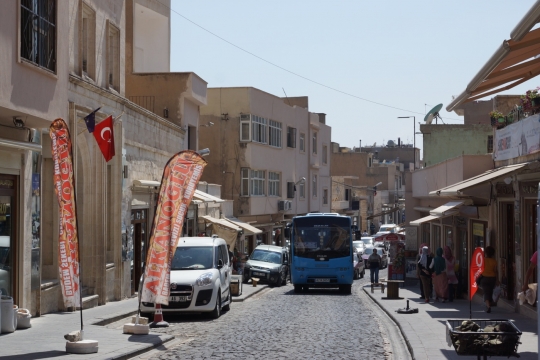 Heavy traffic through small main road