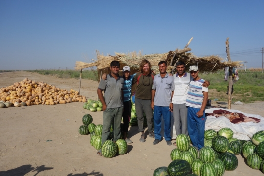 Watermelon guys who offered us melon