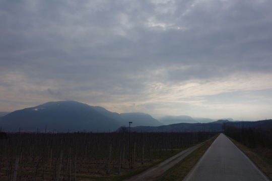 On the road from Meran