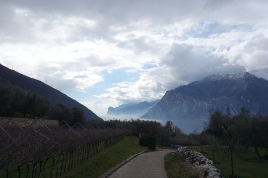 First view of Lago di Garda
