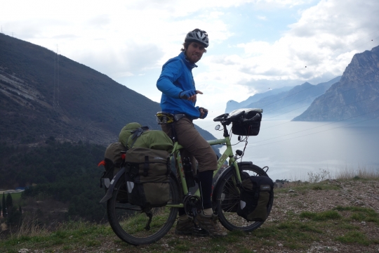 Martin with Lago di Garda