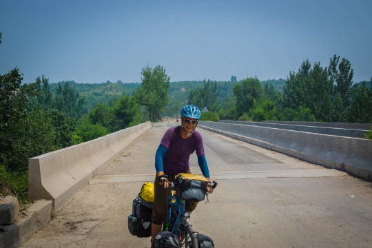 On the road closer to Xian