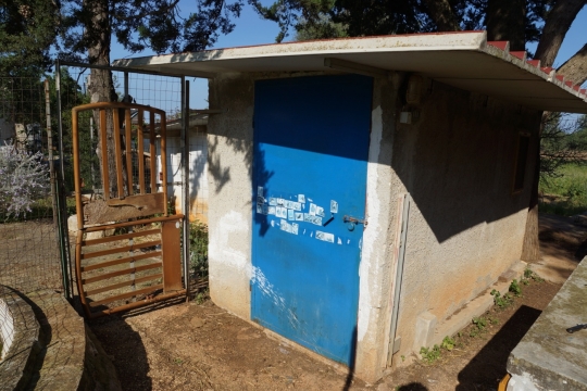 Small house in vegetable garden