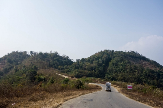 Senam pass, location battje of Imphal
