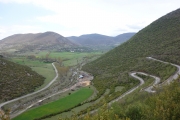 Our road going down