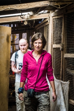 Kohima market Susanne and Andrew