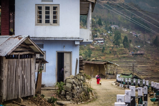Khonoma Streets of the villages