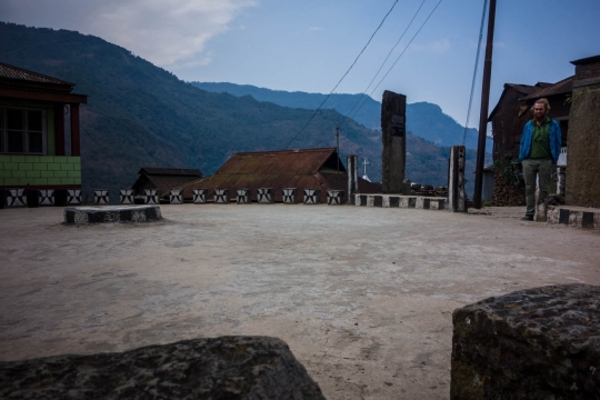 Khonoma village center