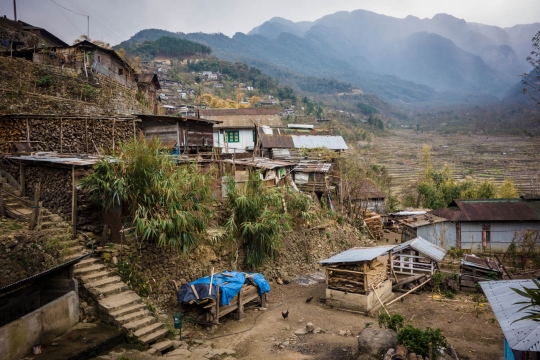 Khonoma village view