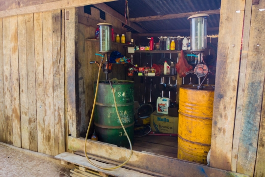 Petrol station