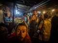 Buffet food night market with many tourists