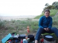 Camping at the beach