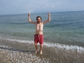 Martin braves the fresh water