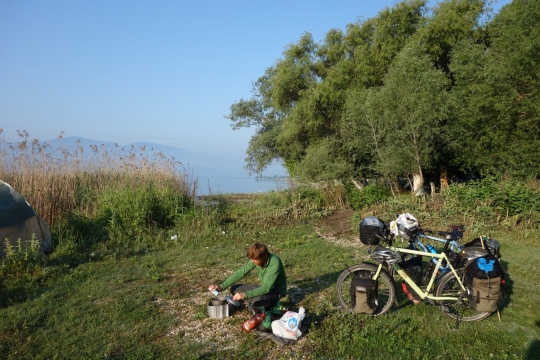 Camping near lake Iznik Golu