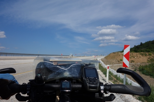 View from handlebar