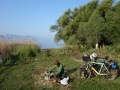 Camping near lake Iznik Golu Camping near lake Iznik Golu