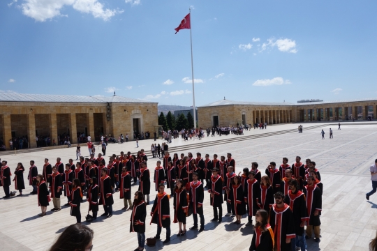 In Ankara at the Anitkabir