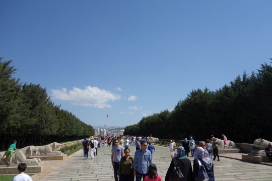 In Ankara at the Anitkabir
