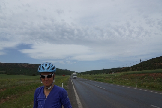 Susanne on the road
