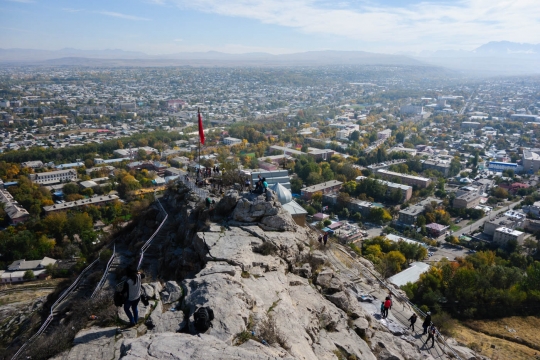 Osh from Suleiman mountain