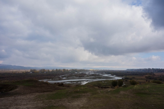 View of Fergana valley