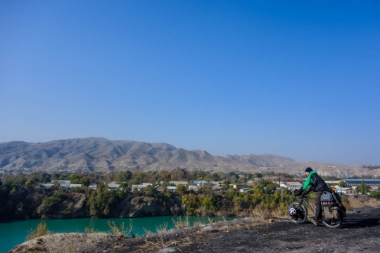 Naryn river with Bertrand