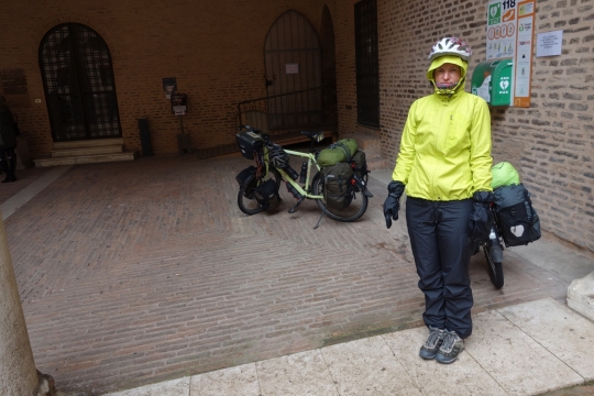 In Ferrara in the rain and having fun :S