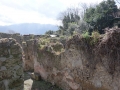 Less excavated area