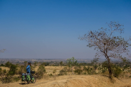 Great views of dry Myanmar