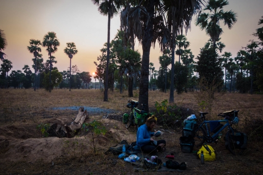 3rd night camping in Myanmar