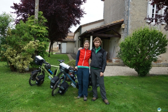 David made some nice eggs for us the next day. Close to Le Mas d'Agenais.