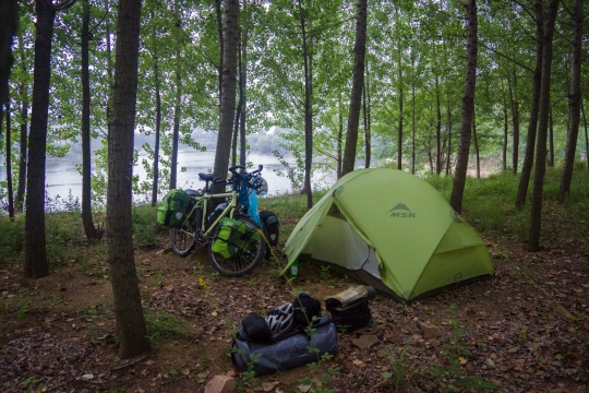 Our first Chinese campspot