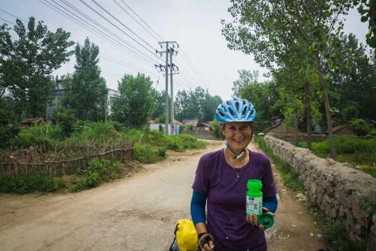 Susanne on the road