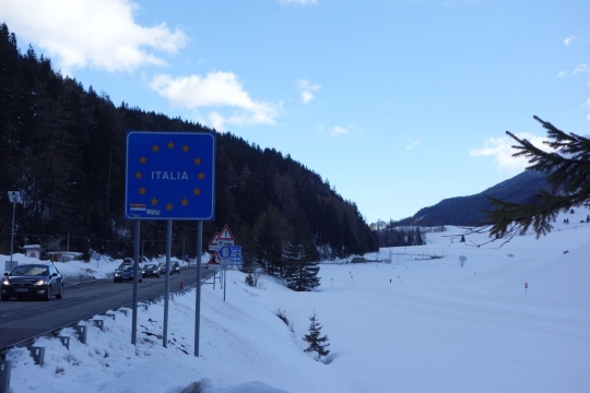 We have reached Italy!