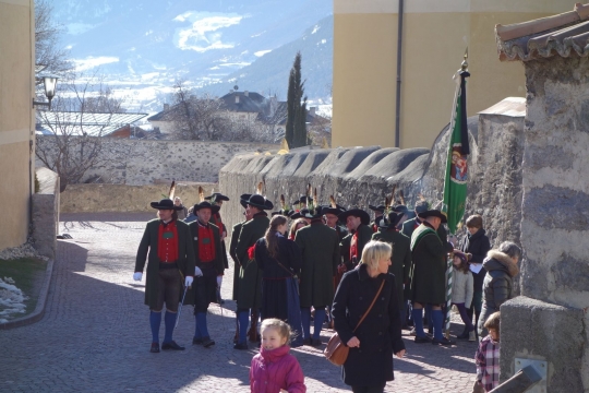 Small parade in Mals
