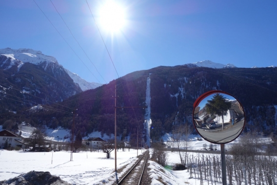 Marble railway at Laas