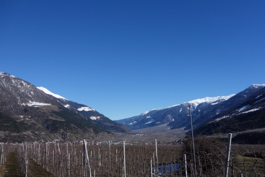 Great views of the lowlands and mountains of Italy