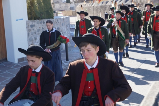 Small parade in Mals