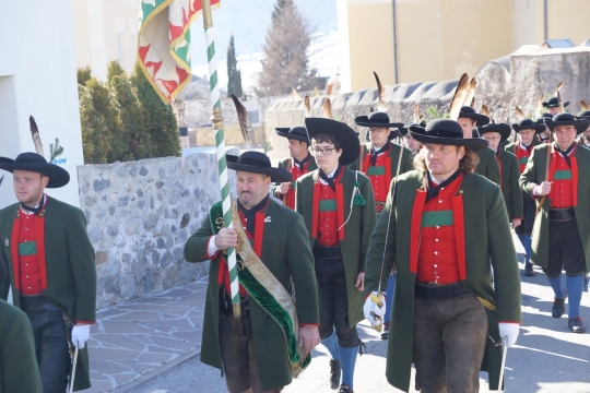 Small parade in Mals