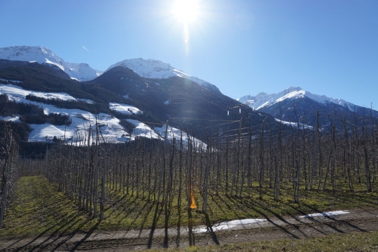 Great views of the lowlands and mountains of Italy