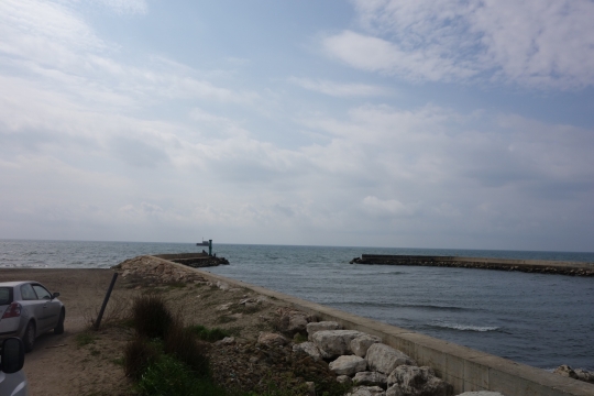 First view of Mediterranean!