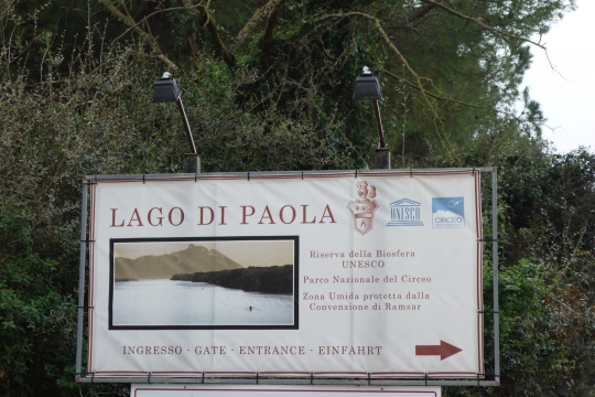 Lago di Paolo, our campplace