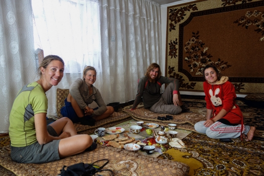 Invited in by English school teacher 'Smile'