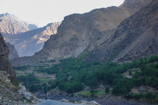 Afghanistan on the other side of the river