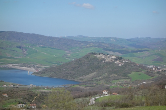 Destroyed city of Conza della Campania