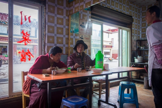 In restaurant in Seda