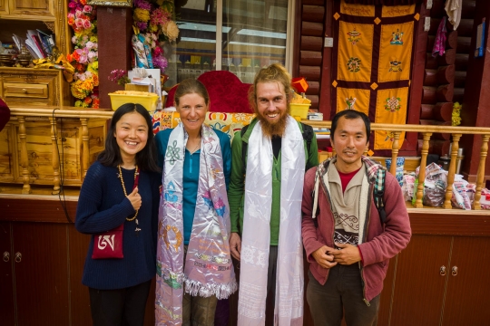 Larung Gar visit to monk