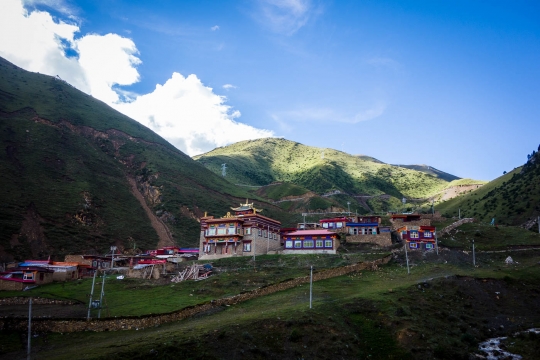 Nice monastery along our road