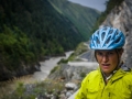 Cycling along Yalong river