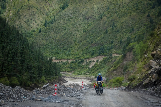 Rough stretch of road